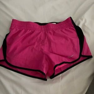 Pink Nike shorts are super cute+ great condition!